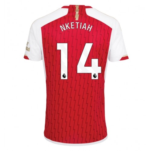 Arsenal Eddie Nketiah #14 Domaci Dres 2023-24 Kratak Rukav